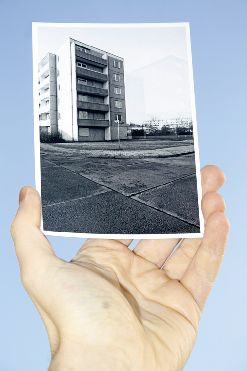 Ansichtskarte zur Ausstellung #heimatLOS - Eisenhüttenstadt Ansichtskarte zur Ausstellung #heimatLOS - Eisenhüttenstadt